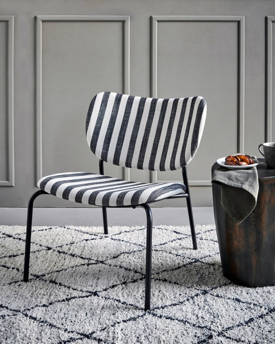 Chair, HDLonga, Black, White
