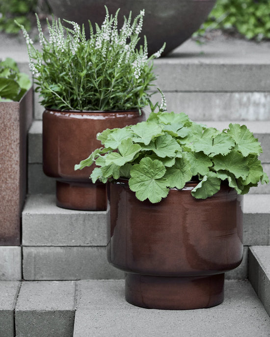 Planter, HDPile, Brown