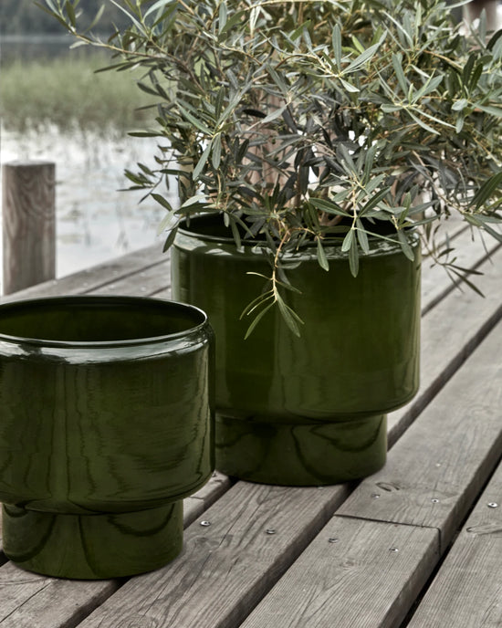 Planter, HDPile, Green