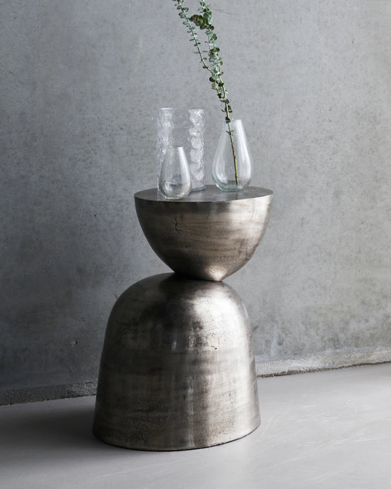 Side table, HDHeena, Metal oxidized