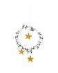 Weihnachtsschmuck, HDStar Ring, Schwarz;Messing