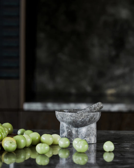 Mortar & pestle, HDKulti, Grey, Brown