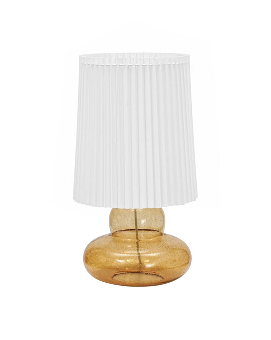 Bordlampe inkl. lampeskærm, HDRibe, Amber