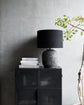 Bordlampe inkl. lampeskærm, HDTahi, Sort