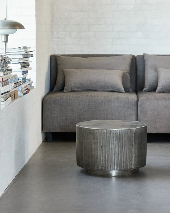 Side table, HDRota, Brushed silver