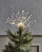 Top star w. LED, HDGlow, Silber-Finish
