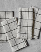 Servietten, HDJoin, Schwarz;Off-White
