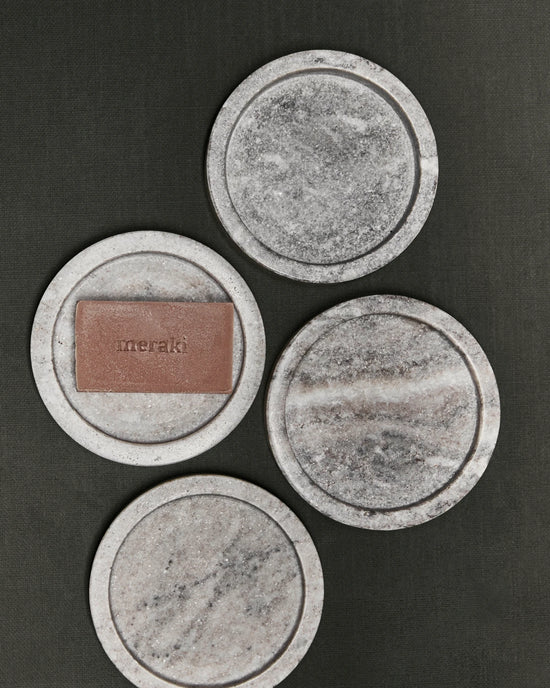 Tablett, MKMarble, Beige