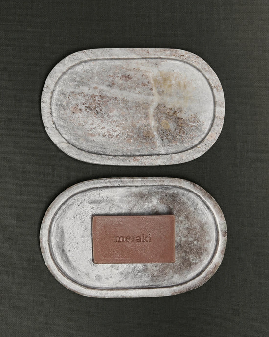 Tablett, MKMarble, Beige