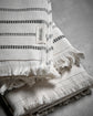Handtuch, MKTrue, Off-White;Schwarz