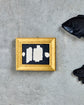 Wall art, HDAgate, Black, Beige