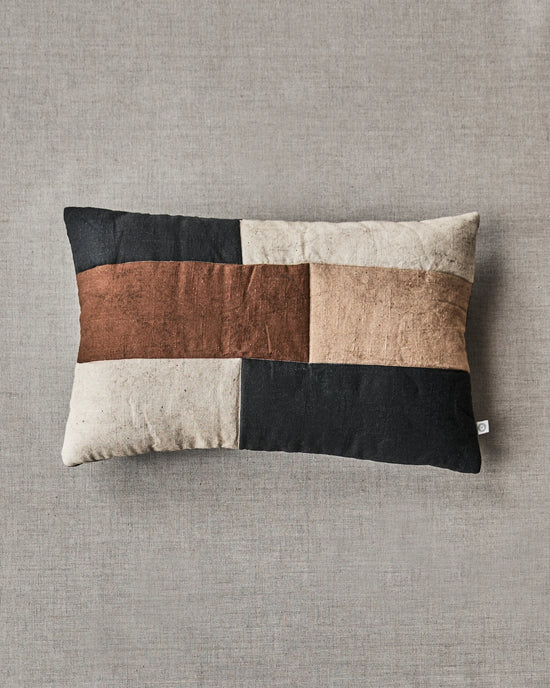 Kissenbezug, HDPatch, Schwarz;Sand;Braun