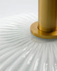 Lampe, HDFort, Antik messingfinish;Råhvid