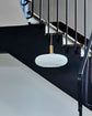 Lampe, HDFort, Antik messingfinish;Råhvid