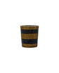 Tealight holder, HDStripe, Brown, Black