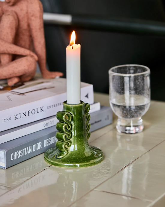 Candle holder, HDDiva, Green