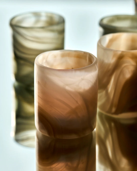 Tealight holder, HDKae, Beige