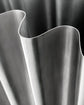 Vase, HDFlood, Gebürstetes Silber-Finish