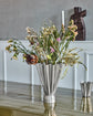 Vase, HDFlood, Børstet sølvfinish