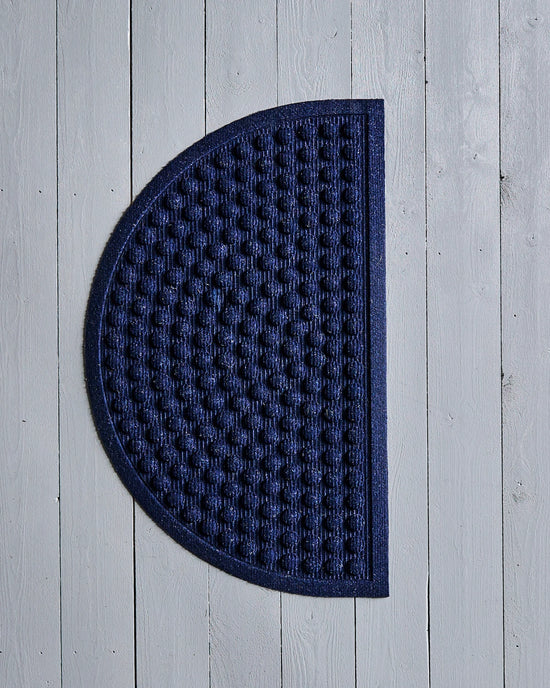 Dørmåtte, HDEntry, Half Round, Blå