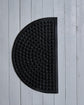 Fußmatte, HDEntry, Half Round, Schwarz