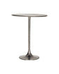 Café-Tisch, HDPan, Silber-Finish