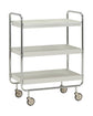 Trolley, HDRoll, Large, Råhvid, Krom