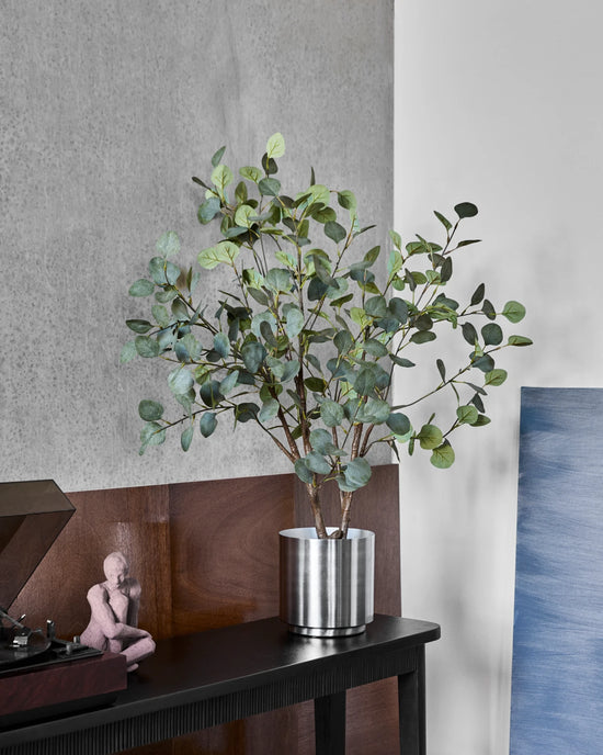 Kunstig plante, HDEucalyptus, Grey, Green