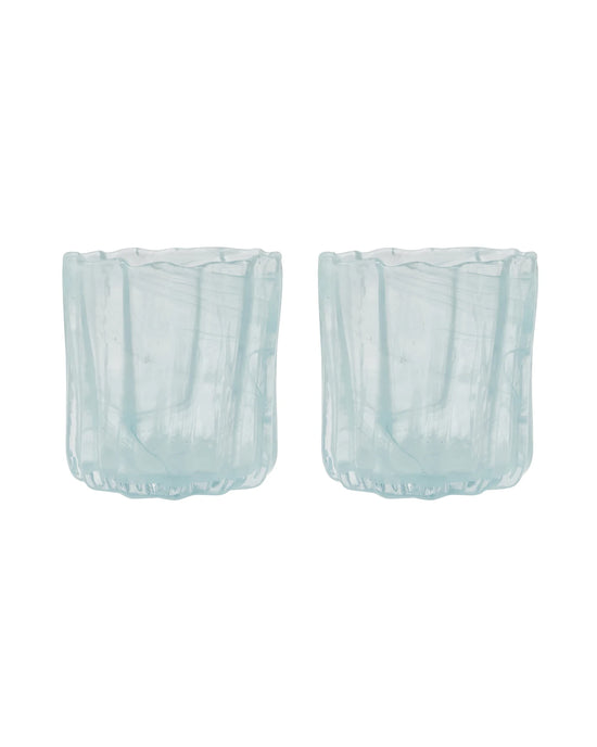 Tealight holder, HDCurl, Blue