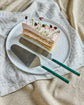 Cake server, HDLata, Dark green, Silver finish