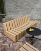 Loungesofa, HDJass, Natur, Sort