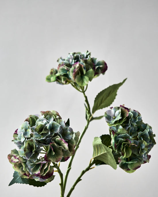 Artificial flower, HDHydrangea, Grøn, Blå