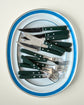 Steak knife & fork set, NVTool, Green