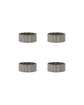Serviettenringe, HDNello, Silber-Finish