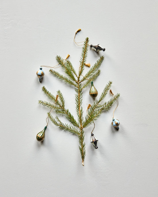 Weihnachtsschmuck, HDStero, Schwarz, Weiß, Gold, Blau, Grün