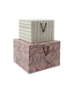 Aufbewahrungsschachteln, HDkeep, Sand, Rosa