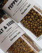 Gift box, Golden salt & seeds + pepper mix, 86|73 g|g