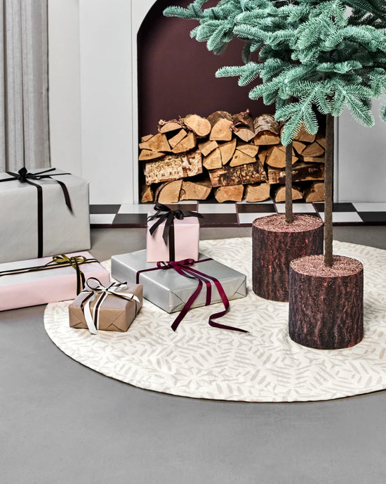 Christmas rug, HDGift, Off-white