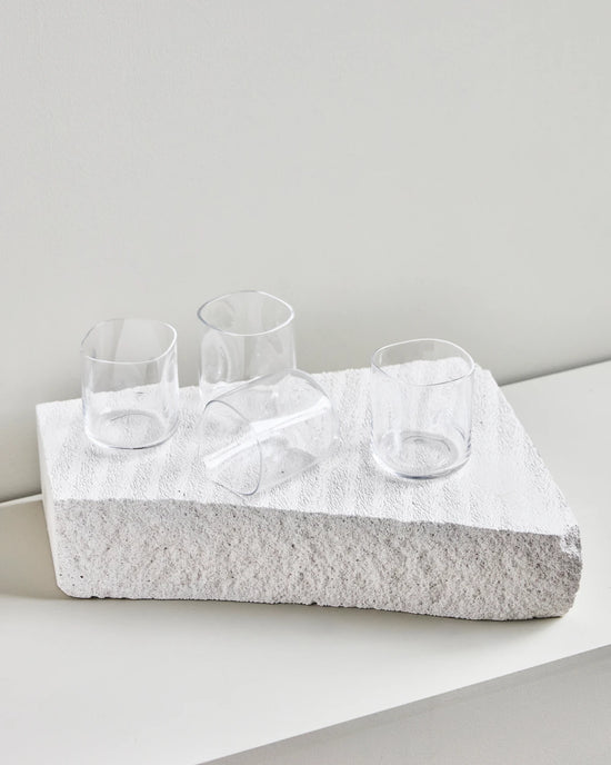 Drikkeglas, HDSand, Klar