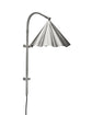 Væglampe, HDFlola, Brushed silver finish