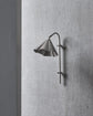 Væglampe, HDFlola, Brushed silver finish