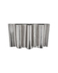Væglampe, HDFlola, Brushed silver finish