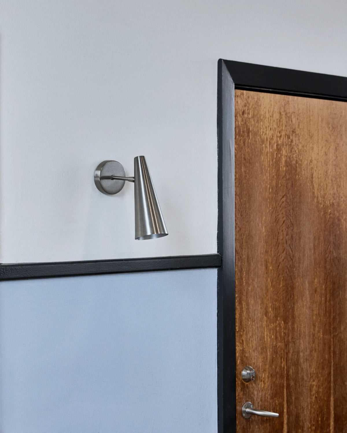Væglampe, HDPrecise, Silver finish