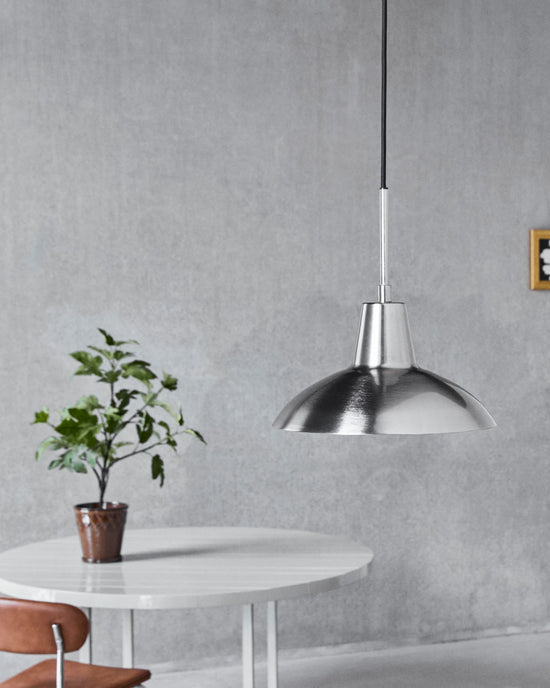 Lampe, HDDesk, Brushed silver finish