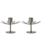 Candle holder, HDSnowflake, Silver finish