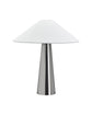 Bordlampe, HDSoffi, Brushed silver, Off-white