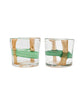 Tealight holder, HDHollis, Clear, Beryl green, Dark powder