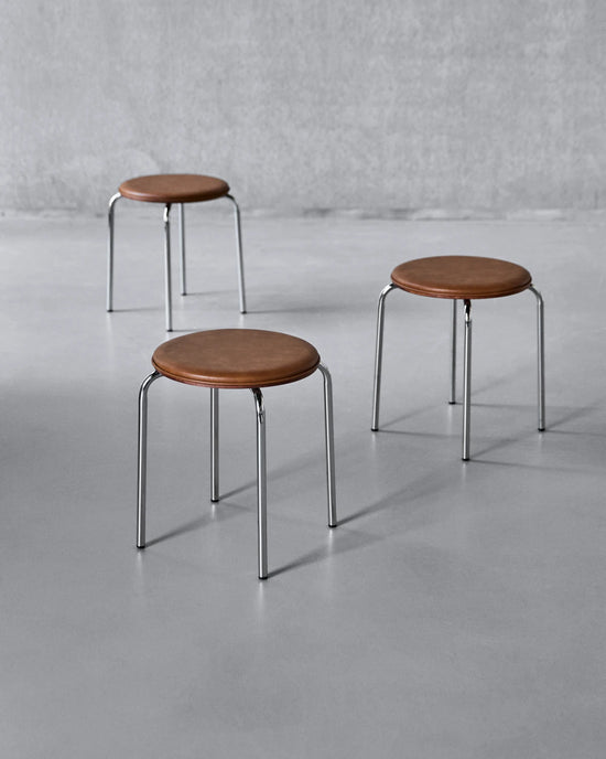 Skammel, HDComma, Cognac, Chrome