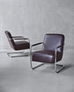 Loungestol, HDComma, Mulberry, Chrome