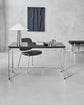 Skrivebord, HDArph, Mulberry, Chrome
